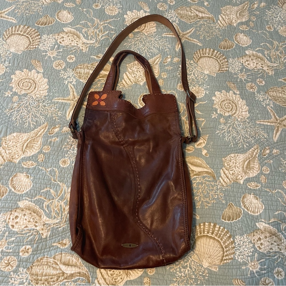 Lucky Brand Abbey Road Leather Crossbody Handbag